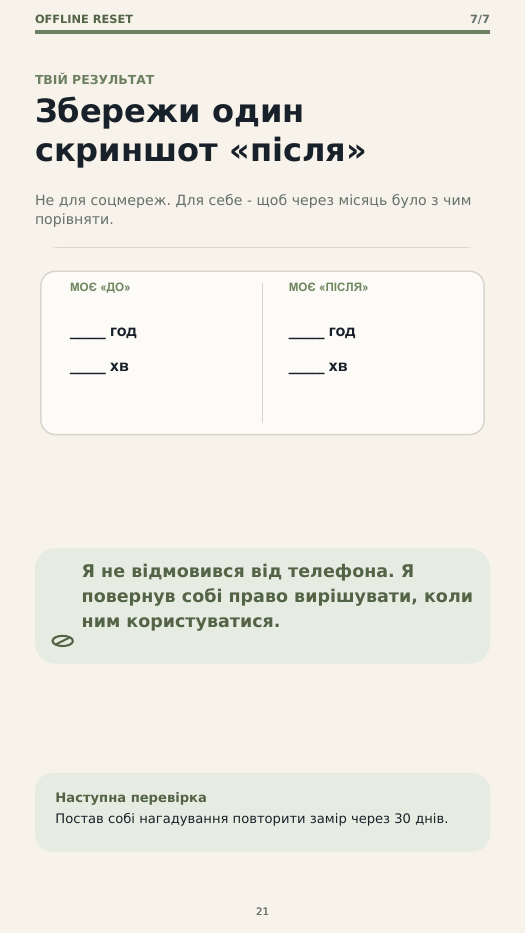 Твій особистий результат